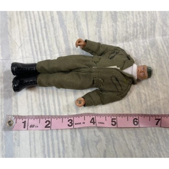 Vintage 2 action figure G.I. Joe soldiers of the World war army military green - Picture 8 of 15